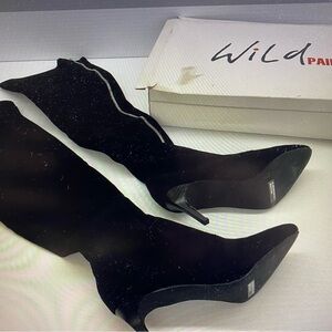 Bnwt in box wild pair women’s slouch boots size 9 black